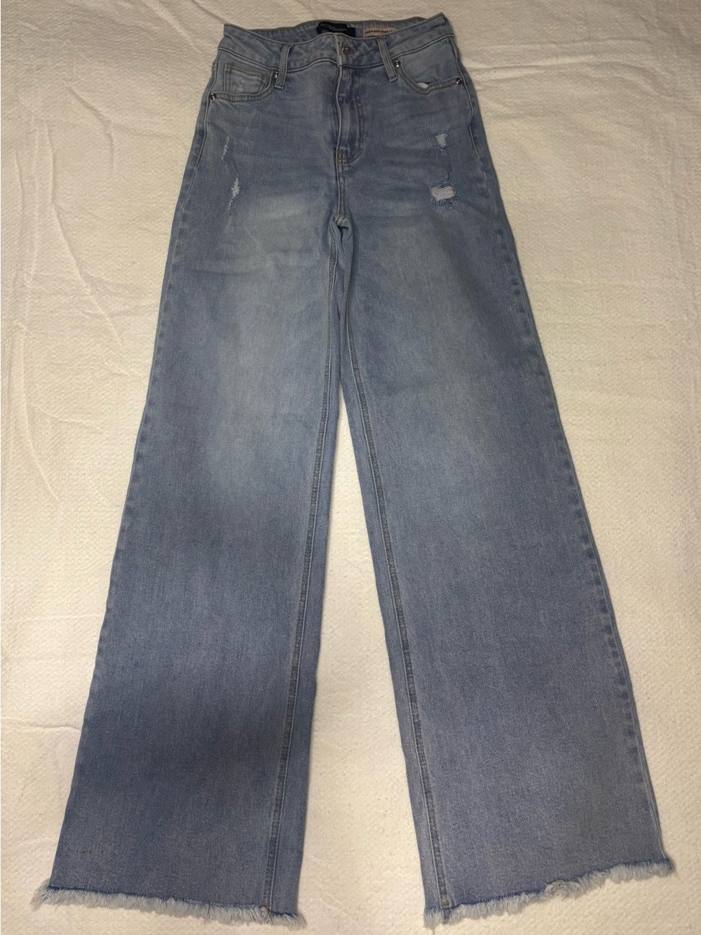 BCBG Light Blue Wide-Leg Women's Jeans